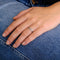 Bague 52 Bague Or blanc diamants 58 Facettes