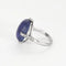 Bague 55 Bague cabochon tanzanite en or blanc 18k et diamants 58 Facettes PL03