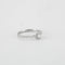 Bague 53 Bague Or blanc Diamants 58 Facettes