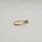 Bague 50 Solitaire or jaune serti d'un diamant taille ancienne 58 Facettes