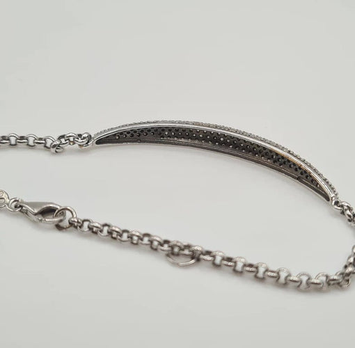 Bracelet Bracelet ou serti de zircons blancs 58 Facettes