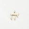 Pendentif Pendentif Hai or blanc paladié 18 carats 58 Facettes