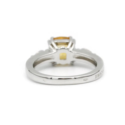 Bague 52 Bague or diamants citrine 58 Facettes 240052SP