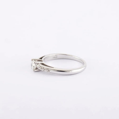 Bague 51 Bague Solitaire "Tu es le sel de ma vie" - MAUBOUSSIN 58 Facettes 190079R