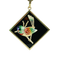 Pendentif Pendentif - Onyx et oiseau émaillé en or jaune 18 carats 58 Facettes 1909