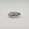 Bague 53.5 Bague or blanc sertie de diamants 58 Facettes