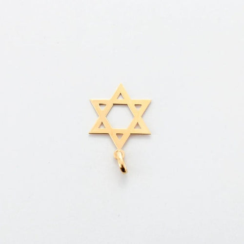 Pendentif Pendentif étoile de David or jaune 58 Facettes