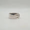 Bague 54 Bague or blanc sertie de diamants 58 Facettes