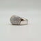 Bague 54.5 Bague bombée or blanc sertie de diamants naturels 58 Facettes