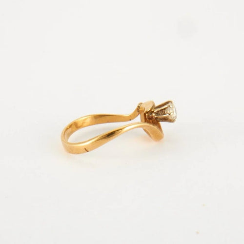 Bague 52 Bague en Or jaune & diamants 58 Facettes