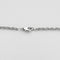 Collier Collier or blanc et pendentif saphir et diamants 58 Facettes MON07012