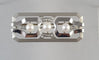 Broche Broche barette or blanc Art Déco diamants et perles 58 Facettes C 295