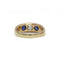 Bague 55 Bague Jonc Or jaune, Diamant & Saphirs 58 Facettes 250072R