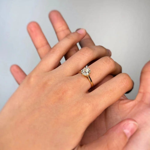 Bague 55 Solitaire - Or & diamant 58 Facettes 250413R