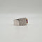 Bague 51.5 Bague or blanc sertie d'un rubis synthétique et diamants naturels 58 Facettes