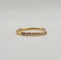 Bague 56 Bague or jaune sertie de diamants 58 Facettes