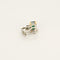 Boucles d'oreilles Boucles d'oreilles en or jaune et or gris,  Emeraudes 58 Facettes B250424