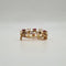 Broche Broche or rose, saphir rose, perles de culture 58 Facettes