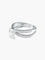 Bague 52 Bague solitaire jonc/brillant en or palladié et diamants 58 Facettes 41200245