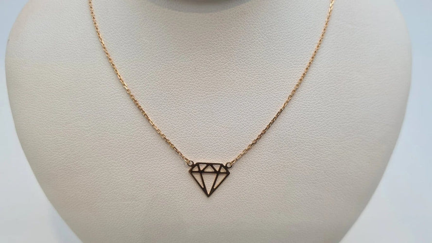 Collier Collier en Or jaune 58 Facettes