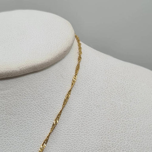 Collier Collier et pendentif croix or jaune 58 Facettes