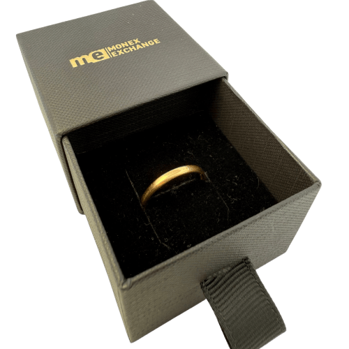 Bague 54 Bague alliance lisse en or jaune 18K, taille 54 58 Facettes 250084