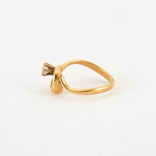 Bague 52 Bague en Or jaune & diamants 58 Facettes
