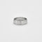 Bague 56 Alliance or blanc 18 carats 58 Facettes