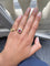 Bague 52 Bague en or jaune rubis et diamants 58 Facettes