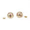 Boucles d'oreilles Boucles d'oreilles or jaune diamants rubis 58 Facettes 240045SP
