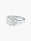 Bague 54 Bague solitaire pavée en or gris et diamants 0,99 ct 58 Facettes 422 50064