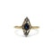 Bague 55 Bague Art Déco - Or jaune, Platine, Saphir & Diamants 58 Facettes 250272R