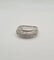 Bague 53.5 Bague or blanc sertie de diamants 58 Facettes