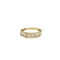 Bague 55 Bague demi-alliance en or jaune 18 carats et diamants 58 Facettes 32650