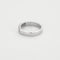 Bague 54 Bague jonc en or blanc et diamants 58 Facettes GU291
