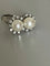 Bague 60 Bague Or Gris Perles Diamants 58 Facettes 5478