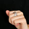 Bague 59 Bague Croisée Diamants 58 Facettes FM97
