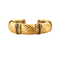 Bracelet Bracelet Rigide OJ PERRIN Or Jaune Godronné Saphirs 58 Facettes 4833