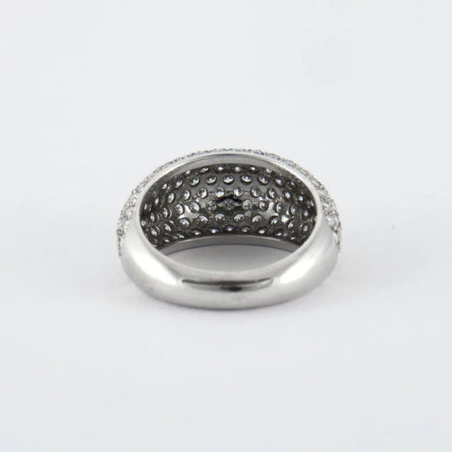 Bague 52 Bague en or blanc & diamants 58 Facettes