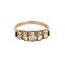 Bague 51 Bague jarretière en or rose 18k et diamants 58 Facettes DADB-03