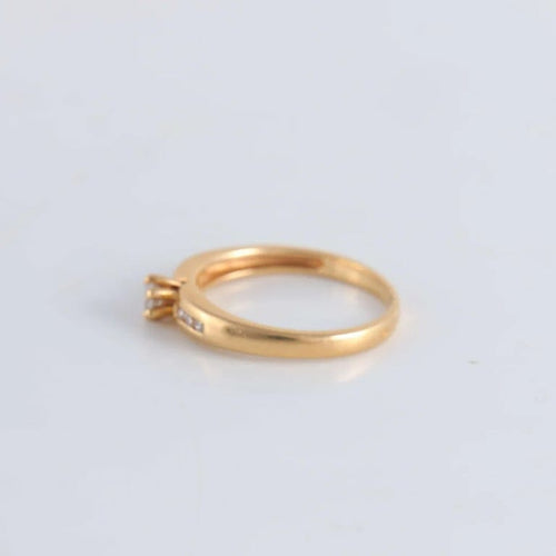 Bague 53 Bague Solitaire 7 diamants 58 Facettes FM105