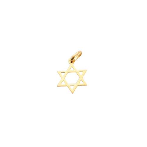 Pendentif Pendentif étoile de David Or jaune 58 Facettes