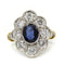 Bague 54 Bague  Or, diamants et Saphir 58 Facettes 230042SP