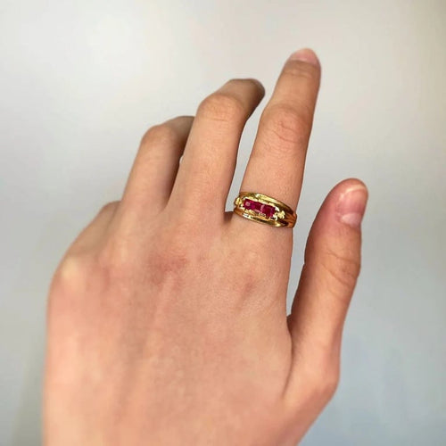 Bague 61 Bague - Or & Rubis 58 Facettes 250050R
