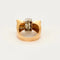 Bague 56.5 Bague Tank or jaune et diamants 58 Facettes 58FC179