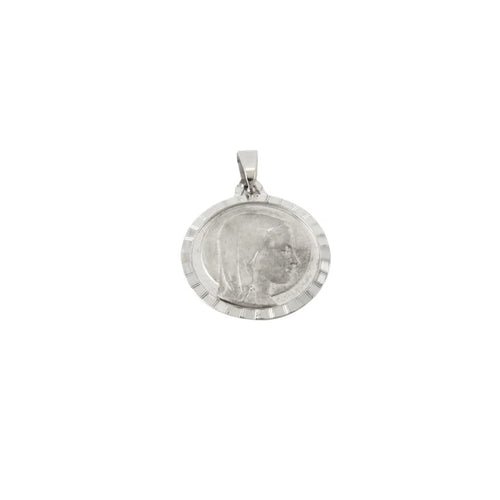 Pendentif Pendentif en or blanc 58 Facettes
