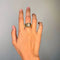 Bague 53 OJ PERRIN - Bague Tressé en or jaune sertie diamants 58 Facettes 250236R