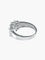Bague 54 Bague solitaire pavée en or gris et diamants 0,99 ct 58 Facettes 422 50064
