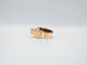 Bague 55 Bague Tank or jaune rubis diamants 58 Facettes 5007