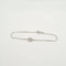 Bracelet Bracelet or blanc serti de diamants naturels 58 Facettes